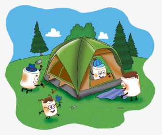 Clipart Clipart Png Cartoon Camping Tents, Transparent Png, Free Download