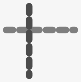 Dotted Cross Svg Clip Arts - Clip Art, HD Png Download, Free Download
