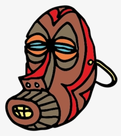 African Mask - African Mask Clip Art, HD Png Download, Free Download