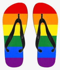 Rainbow Pride Flip Flops, HD Png Download, Free Download