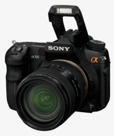 Photo Camera Png Free Download - Sony Alpha 700, Transparent Png, Free Download