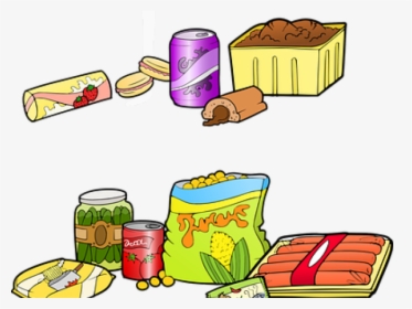 Healthy Food Clipart Protective Food - Processed Food Clipart, HD Png Download, Free Download