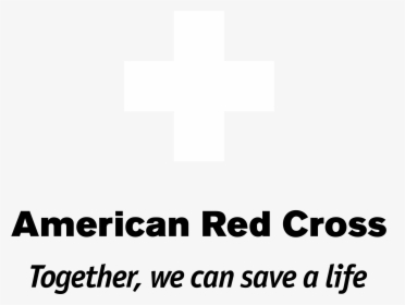 American Red Cross Logo Black And White - American Red Cross, HD Png Download, Free Download