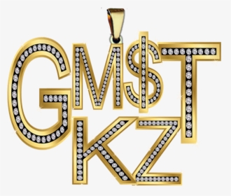 #gmst #diamond #gold #chain #necklace #jewerly #logo - Calligraphy, HD Png Download, Free Download