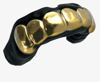 Gold Grillz Mouthguard - Gold Grill Football Mouthpiece, HD Png Download, Free Download