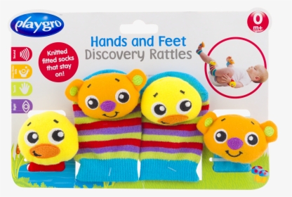 Playgro Hands And Feet Discovery Rattles, HD Png Download, Free Download