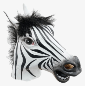 Transparent Horse Mask Png - Zebra Masker, Png Download, Free Download
