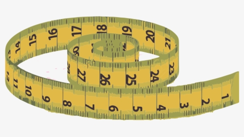 Transparent Ruler Clip Art - Cartoon Measuring Tape Clipart, HD Png Download, Free Download