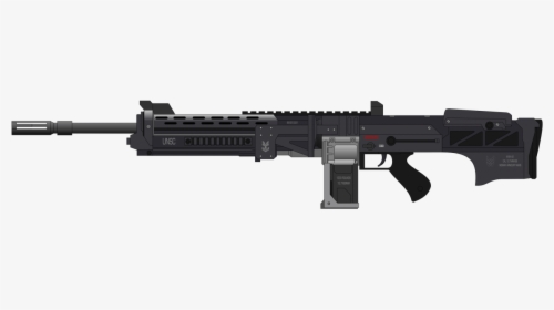Assault Rifle Clipart Png Image - Unsc Light Machine Gun, Transparent Png, Free Download