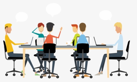 Transparent Discuss Clipart - Cartoon Office People Png, Png Download, Free Download