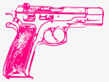 Transparent Gun Clipart - Pink Gun Clipart, HD Png Download, Free Download