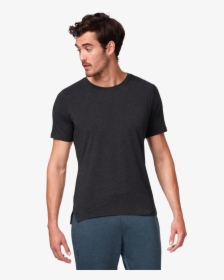 Black Tshirt Model Png, Transparent Png - kindpng