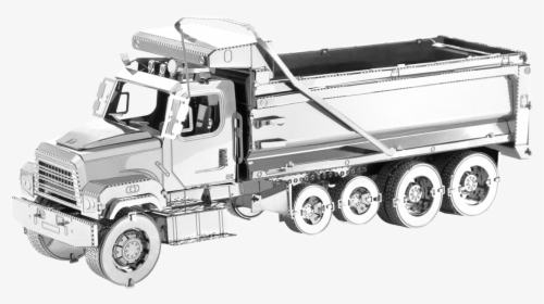 Metal Earth Freightliner 114sd Dump Truck - Metal Earth Dump Truck, HD Png Download, Free Download