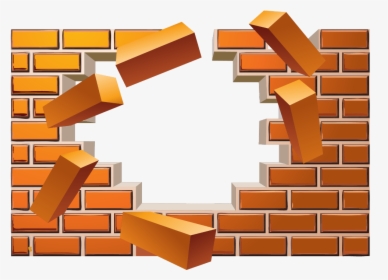 #brick #wall #euclidean #vector - Broken Brick Wall Png, Transparent Png, Free Download