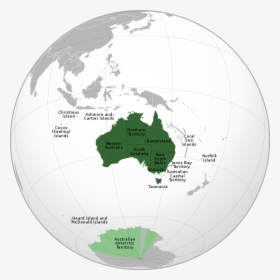 Australia States And Territories Labelled - Australian Territory, HD Png Download, Free Download