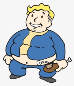 Fallout Vault Boy Fat, HD Png Download, Free Download