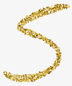 Transparent Gold Glitter Letters Png - Letter S In Glitter, Png Download, Free Download