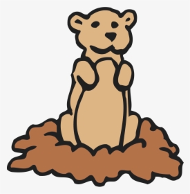 Blue Groundhog Clip Art - Funny Prairie Dog Clipart, HD Png Download, Free Download