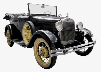 Black Oldtimer Png Image - Ford Model T Png, Transparent Png, Free Download