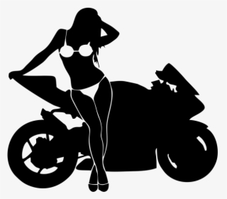 Sexy Girl Decal - Motorcycle New Vinyl Stickers, HD Png Download, Free Download