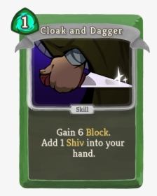 Slay The Spire Wiki - Slay The Spire Card The Silent, HD Png Download, Free Download