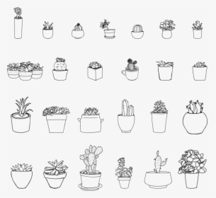 Line Art,white,text - Succulent Svg Free, HD Png Download, Free Download