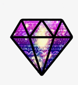 #ftestickers #glitter #sparkle #galaxy #pattern #diamond - Triangle, HD Png Download, Free Download