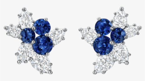 Berry Cluster By Harry Winston, Sapphire And Diamond - Berry Cluster Ring By Harry Winston, HD Png Download, Free Download