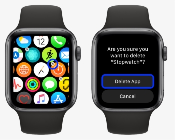 Delete Built-in Apps Apple Watch - Delete Apple On Watchos 6, HD Png Download, Free Download