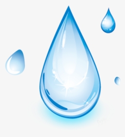 Drop Distilled Water Light - Gambar Setetes Air Kartun, HD Png Download, Free Download