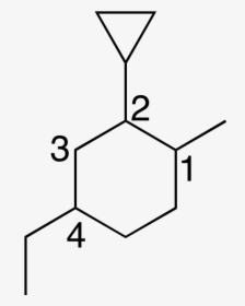 2 Cyclopropyl 4 Ethyl 1 Met - 1 Ethyl 1 Cyclopropyl Cyclohexane, HD Png Download, Free Download