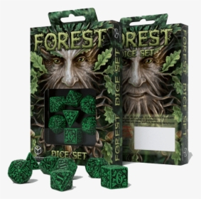 Dice 7 Set Forest Black / Green"     Data Rimg="lazy"  - Q Workshop Celtic Set, HD Png Download, Free Download