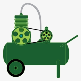 Vehicle,green,grass - Compressor Clipart, HD Png Download, Free Download