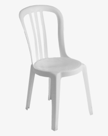 White Bistro Chairs - White Plastic Chair Png, Transparent Png, Free Download