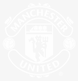 Manchester United - Manchester United Logo Black And White Png, Transparent Png, Free Download