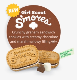 Transparent Smores Clipart - Biscuit, HD Png Download, Free Download