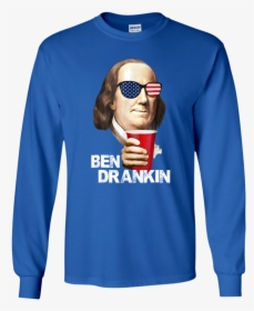 4th Of July Shirts For Men Ben Drankin Benjamin Franklin - Stranger Things Christmas Sweater, HD Png Download, Free Download