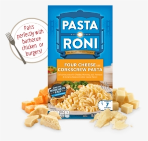 Menu Item Pasta Roni Four Cheese Corkscrew - Pasta Roni Parmesan, HD Png Download, Free Download