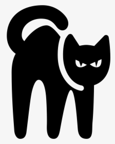 Computer Icons Cat Clip Art - Black Cat Ico, HD Png Download, Free Download
