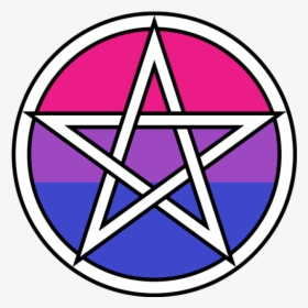#pentagram #pentacle #lgbt #bisexual #pride #lovewins - Wicca Pentacle, HD Png Download, Free Download