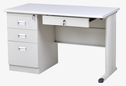 Modern Design School Furniture Steel Computer Desk - Computer Desk, HD Png Download, Free Download