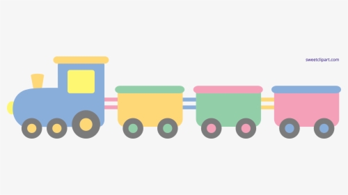 Pastel Sweet Clip Art - Baby Toy Train Clipart, HD Png Download, Free Download