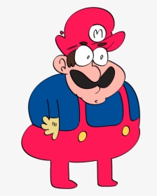 Merio Not Mario Shhh - Cartoon, HD Png Download, Free Download