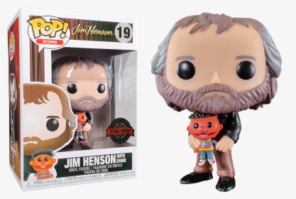 Jim Henson With Ernie Funko Pop Vinyl Figure - Jim Henson Pop Vinyl, HD Png Download, Free Download
