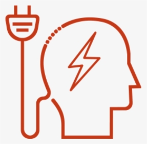 Head Power Icon-pngblk Thicker - Sign, Transparent Png, Free Download