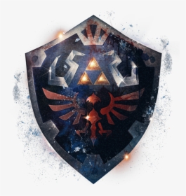 Legend Of Zelda Hylian Shield Art , Png Download - Legend Of Zelda Shield Art, Transparent Png, Free Download