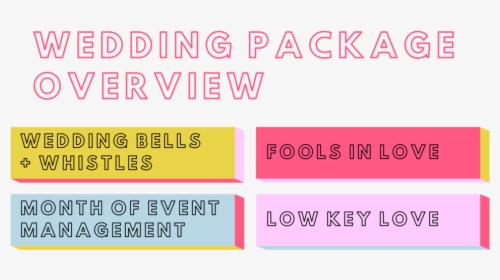 Wedding Package Overview - Printing, HD Png Download, Free Download