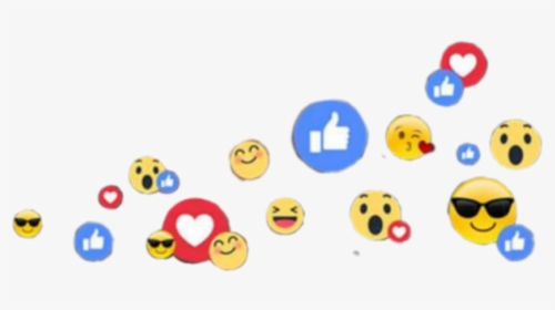 #emojis #emotions #emoji #caritas #reacciones #facebook - Smiley, HD Png Download, Free Download