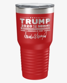 Trump 2020 The Sequel Signature Laser Etched Tumbler"   - Plastic, HD Png Download, Free Download