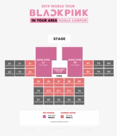 Blackpink Concert Malaysia Seating, HD Png Download, Free Download